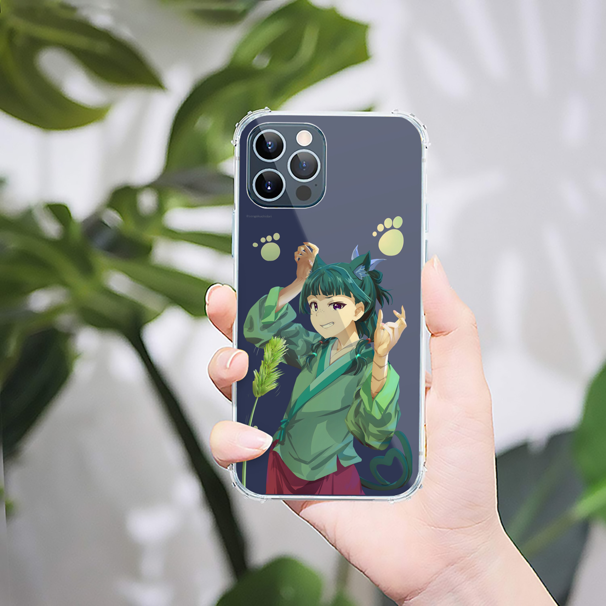 （画像用） 薬屋のひとりごと The Apothecary Diaries 【iPhone 12シリーズ対応】透明スマホケース（クリアソフトケース）